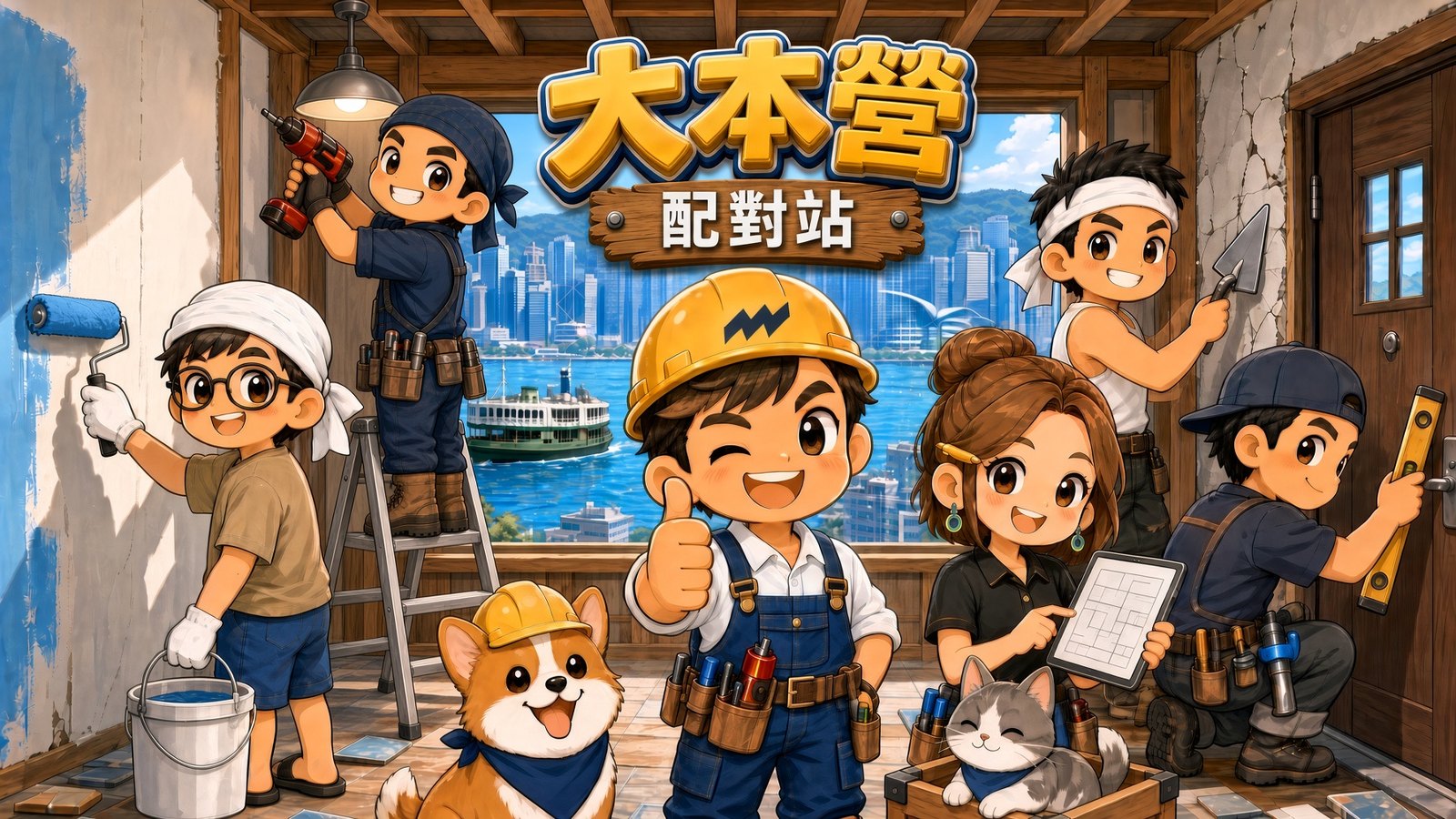 配對站主視覺